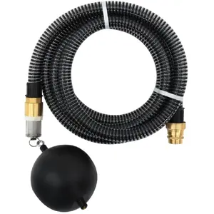 Comparateur de prix : vidaXL Tuyau d'aspiration avec raccords en laiton noir 1,1" 25 m PVC