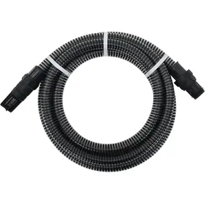 Comparateur de prix : vidaXL Tuyau d'aspiration avec raccords en PVC noir 1" 4 m PVC