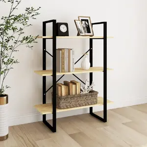 Comparateur de prix : vidaXL Bibliothèque à 3 niveaux 80x30x105 cm Bois de pin massif