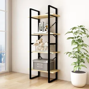 Comparateur de prix : vidaXL Bibliothèque à 4 niveaux 60x30x140 cm Bois de pin massif