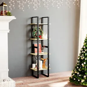 Comparateur de prix : vidaXL Bibliothèque à 4 niveaux 40x30x140 cm Bois de pin massif