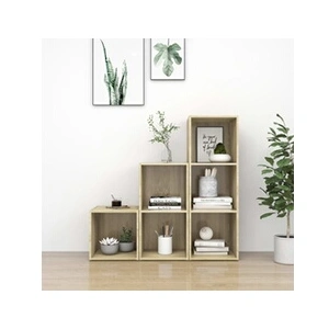 vidaXL Ensemble de meubles TV 3 pcs Chêne sonoma Aggloméré pas cher