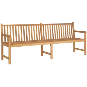 Comparateur de prix : vidaXL Banc de jardin 228 cm bois de teck solide