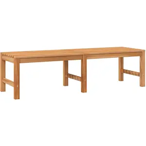 vidaXL Banc de jardin 150 cm bois de teck massif pas cher
