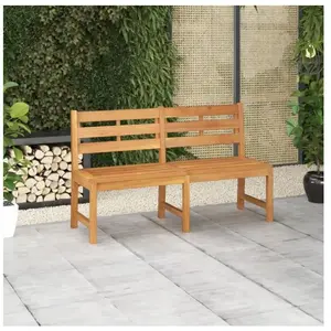 Comparateur de prix : vidaXL Banc de jardin 150 cm bois de teck massif