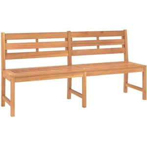 Comparateur de prix : vidaXL Banc de jardin 180 cm bois de teck solide