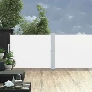 Comparateur de prix : vidaXL Auvent latéral rétractable de patio 170x1200 cm Crème