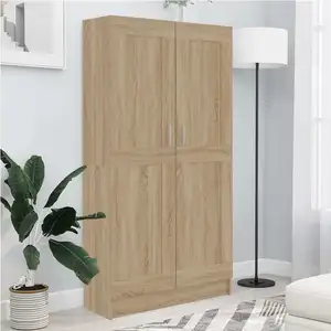 Comparateur de prix : vidaXL Bibliothèque Chêne sonoma 82,5x30,5x150 cm Aggloméré