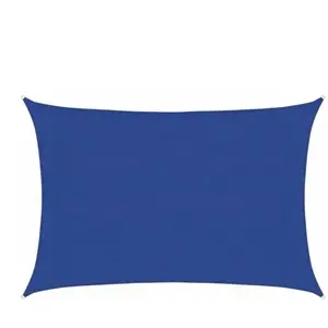 vidaXL Voile d'ombrage 160 g/m² rectangulaire bleu 3x4,5 m PEHD pas cher