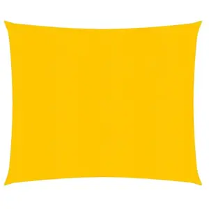 vidaXL Voile d'ombrage 160 g/m² carré jaune 5x5 m PEHD pas cher
