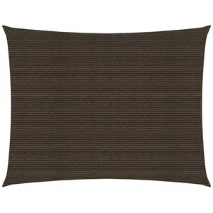 vidaXL Voile d'ombrage 160 g/m² Marron 2x3 m PEHD pas cher