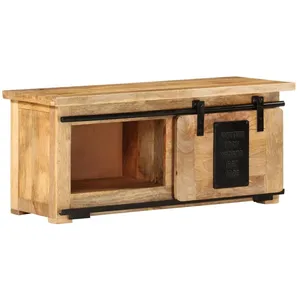 Comparateur de prix : vidaXL Meuble TV 90x35x40 cm Bois massif de manguier