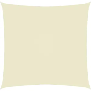 Comparateur de prix : vidaXL Voile de parasol tissu oxford carré 6x6 m crème