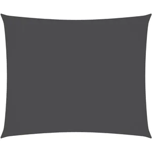 vidaXL Voile de parasol tissu oxford rectangulaire 4x5 m anthracite pas cher