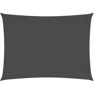 vidaXL Voile de parasol tissu oxford rectangulaire 2x3,5 m anthracite pas cher