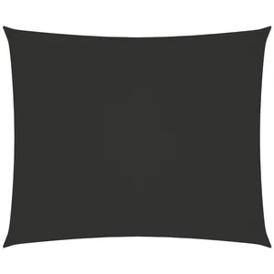 vidaXL Voile de parasol tissu oxford rectangulaire 2,5x3,5m anthracite pas cher