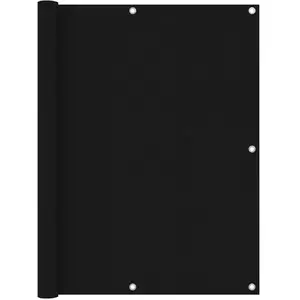 Comparateur de prix : vidaXL Écran de balcon Noir 120x500 cm Tissu Oxford