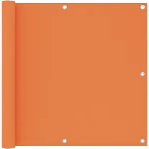 vidaXL Écran de balcon Orange 90x500 cm Tissu Oxford pas cher