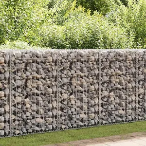 Comparateur de prix : vidaXL Mur en gabion avec couvercles Acier galvanisé 900x30x100 cm