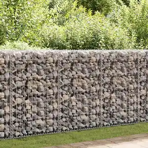 Comparateur de prix : vidaXL Mur en gabion avec couvercles Acier galvanisé 100x60x100 cm