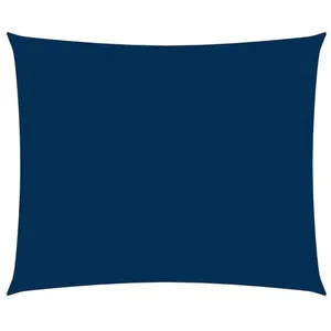 VIDAXL Voile de parasol Tissu Oxford rectangulaire 3,5x4,5 m Bleu pas cher