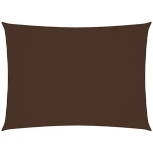 Comparateur de prix : vidaXL Voile de parasol tissu oxford rectangulaire 5x6 m marron