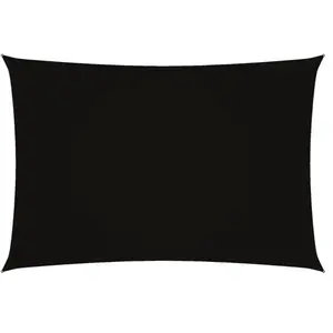 vidaXL Voile de parasol tissu oxford rectangulaire 2,5x4,5 m noir pas cher