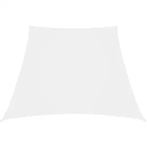 vidaXL Voile de parasol Tissu Oxford trapèze 2/4x3 m Blanc