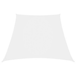vidaXL Voile de parasol Tissu Oxford trapèze 3/4x3 m Blanc pas cher