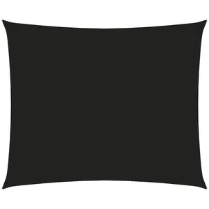 vidaXL Voile de parasol tissu oxford rectangulaire 2x3 m noir pas cher