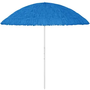 Comparateur de prix : vidaXL Parasol de plage Hawaii Bleu 300 cm