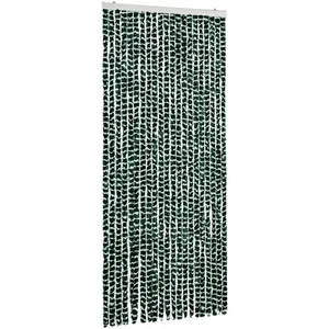 Comparateur de prix : vidaXL Moustiquaire Vert et blanc 90x220 cm Chenille