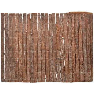 Comparateur de prix : vidaXL vidaXL Clôture Écorce 1000x70 cm