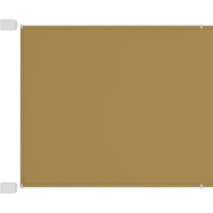 vidaXL Auvent vertical Beige 180x1000 cm Tissu oxford pas cher