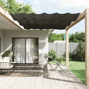 Comparateur de prix : vidaXL Auvent vertical Anthracite 140x270 cm Tissu oxford