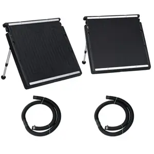 Comparateur de prix : vidaXL Panneau de chauffage solaire à double piscine 150x75 cm