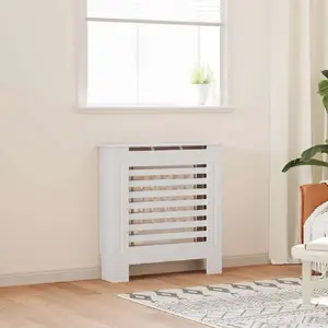 Comparateur de prix : vidaXL Cache-radiateur MDF Blanc 78 cm