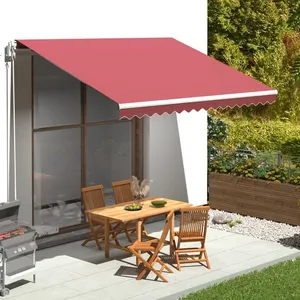 Comparateur de prix : vidaXL Tissu de remplacement pour auvent Bordeaux rouge 4x3,5 m