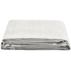 vidaXL Tapis de tente 400x250 cm Gris pas cher