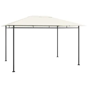 Comparateur de prix : vidaXL Belvédère 384x281x270 cm Crème 180 g/m² 313921