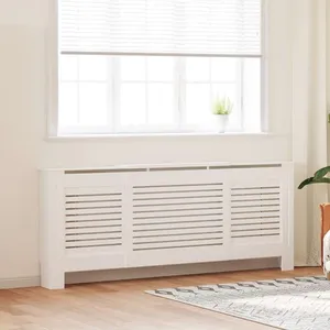 Comparateur de prix : vidaXL Cache-radiateur MDF Blanc 205 cm