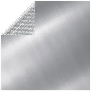 vidaXL Couverture de piscine Argenté 732x366 cm PE pas cher