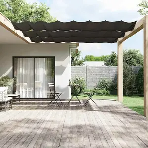 vidaXL Auvent vertical Anthracite 60x600 cm Tissu oxford pas cher