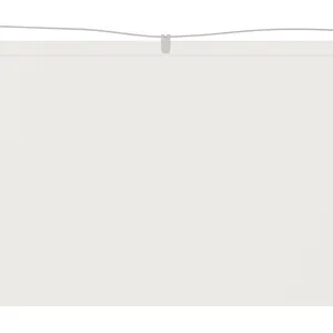 vidaXL Auvent vertical Blanc 60x1200 cm Tissu oxford pas cher