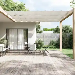 vidaXL Auvent vertical Blanc 60x1000 cm Tissu oxford pas cher