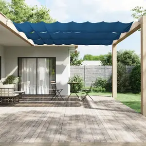 Comparateur de prix : vidaXL Auvent vertical Bleu 140x420 cm Tissu oxford