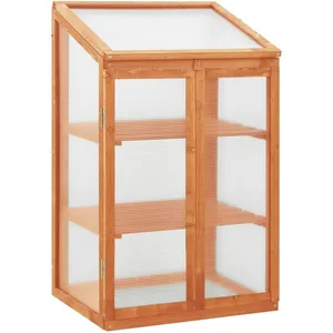 vidaXL Serre 60x45x100 cm Bois de sapin