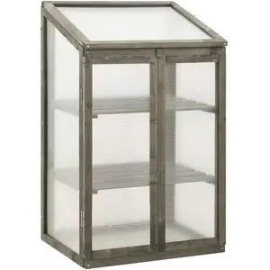 vidaXL Serre 60x45x100 cm Bois de sapin