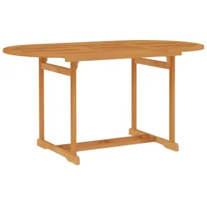 vidaXL Table de jardin 150x90x75 cm Bois de teck massif