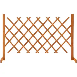 Comparateur de prix : vidaXL Clôture en treillis de jardin Orange 120x90 cm Bois de sapin
